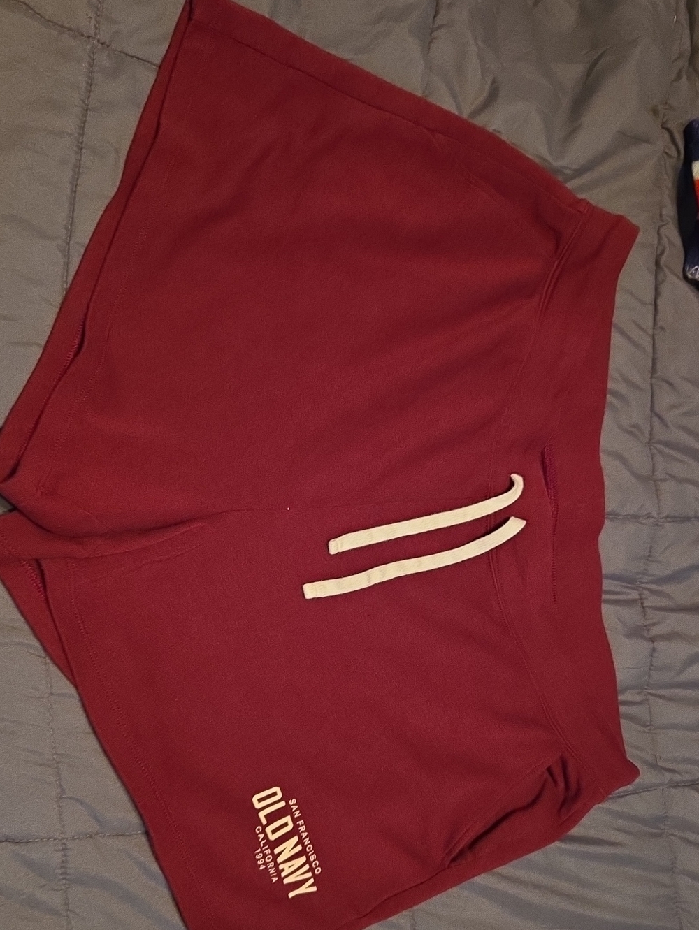 Old Navy Women's Burgundy Athletic Drawstring Shorts